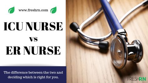 ICU vs ER/ED Nurse - What’s the Difference? – FRESHRN Er Nursing, Effective Teamwork, Ed Nurse, Critical Care Nursing, Nursing Career, Er Nurse, Emergency Department, Vital Signs, Intensive Care Unit