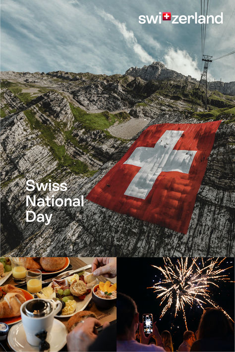 Experience Swiss National Day on August 1st: Start with a delicious August 1st brunch, explore the country or visit a celebration, and enjoy the spectacular fireworks and bonfires in the evening! 🎉🥐🎇
📍Switzerland © Switzerland Tourism, Published: July 2024 Swiss National Day, Switzerland Tourism, August 1st, 1 August, National Day, Fireworks, Switzerland, Tourism, Celebrities