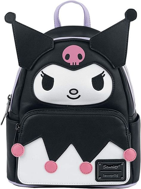 Kuromi Cosplay, Sanrio Bag, Loungefly Hello Kitty, Hello Kitty Kuromi, Kuromi Melody, Backpack Gift, Mini Mochila, Loungefly Bag, Stationery Storage