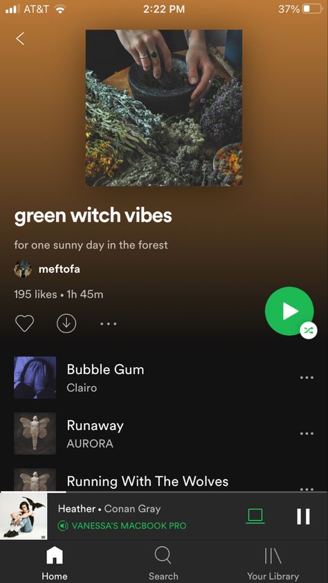 https://open.spotify.com/user/u3goqe54elzmv6gpx8gnf6hqj/playlist/5AeXQUzkWSdYFi2XfJX9fr?si=JSwkutE5T0C4CqqW288EmA Witch Playlist, Core Aesthetics, Spotify Wrapped, Spotify Playlists, Music Recommendations, Press Play, Music Mood, Green Witch, Conan Gray