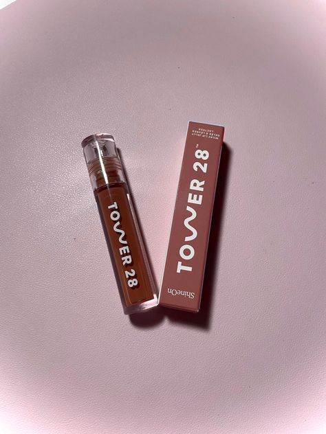 tower 28 lip gloss shade almond Tower 28 Lip Gloss, Tower 28, Lip Gloss Shades, Lip Gloss, Almond, Tower, Birthday Gifts, Lips, Skin Care