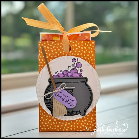 Facebook Friday-Potions & Spells - Pink Buckaroo Designs Pink Buckaroo Designs, Halloween Greeting Card, Stamp Projects, Treat Holder, 3d Paper Crafts, Craft Show Ideas, Up Halloween, Halloween Projects, Happy Thursday