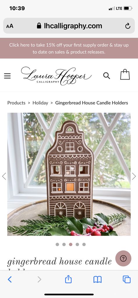 Dutch Gingerbread House, House Candle Holder, Dutch House, Canal House, Christmas Crafting, Gingerbread Houses, Home Candles, Tis The Season, Gingerbread House