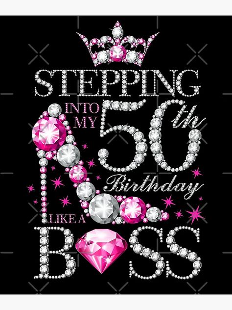 "50th Birthday. Stepping into my 50th Birthday lady’s " Greeting Card for Sale by iclipart | Redbubble 50 Birthday Decoration For Women Diy, 50th Birthday Images For Women, 50th Themed Birthday Ideas For Women, Fiftyth Birthday Ideas Turning 50, 50birthday Party Ideas, 50th Theme Party Ideas, Themes For 50th Birthday Party For Women, Ladies 50th Birthday Party Ideas, Happy Birthday 50th Woman Wishes