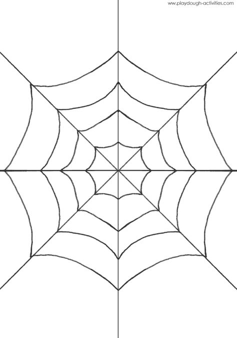 Bats And Spiders Preschool Activities, Free Spider Web Printable, Spiderweb Salt Painting, Spider Web Printable Template, Spiderweb Template, Spiderweb Template Free Printable, Spider Web Outline, Spider Web Template Free Printable, Pin The Spider On The Web