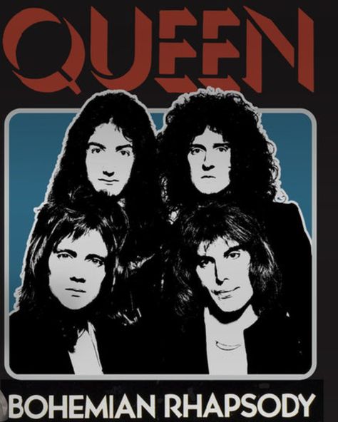 Queen Band Aesthetic Vintage, Queen Posters Vintage, Queen Aesthetic Band Poster, Queen Poster Band, Queen Poster Aesthetic, Bohemian Rhapsody Aesthetic, Queen Poster Vintage, Queen Music Poster, Queen Band Aesthetic