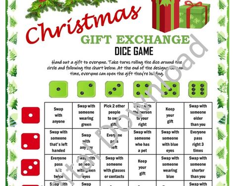 The Grinch Christmas Dice Game Gift Exchange - Etsy Christmas Dice Game Gift Exchange, Dice Game Gift Exchange, Christmas Gift Exchange Dice Game, Christmas Dice Game, Gift Exchange Dice Game, Office Christmas Party Games, Gift Exchange Dice, Dice Gifts, The Grinch Christmas