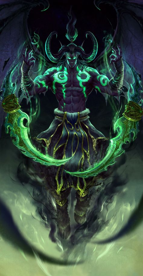 [ art, illustration, game art, fantasy art, digital art, character design, world of warcraft ] Wow Illidan, Digital Art Character Design, Digital Art Character, World Of Warcraft Characters, Warcraft Characters, Art Character Design, Warcraft Art, Eyes Wallpaper, Art Digital Art