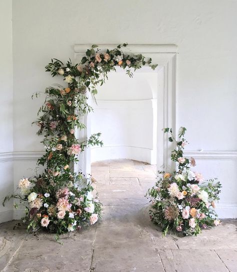 Wedding Arbors, Floral Arch Wedding, Whimsical Wedding Decorations, Wedding Ceremony Flowers, Instagram Wedding, Ceremony Flowers, Floral Arch, Ceremony Backdrop, Floral Wall Decor