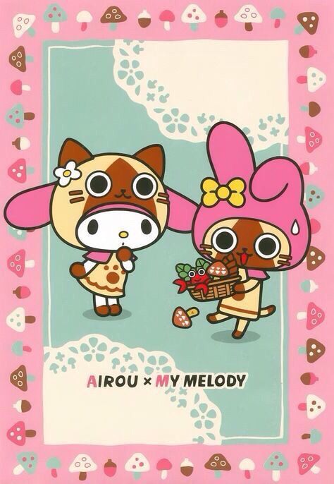 Melody Painting, Sanrio Danshi, Photo Widget, My Melody Wallpaper, Kitty Art, Kitty Images, Second Account, Hello Kitty Art, Aesthetic Pastel