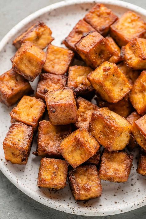 Breaded Tofu, Tofu Recipes Vegan, How To Press Tofu, Mapo Tofu, Tofu Dishes, Baked Tofu, Crispy Tofu, Fried Tofu, Vegetarian Dinners