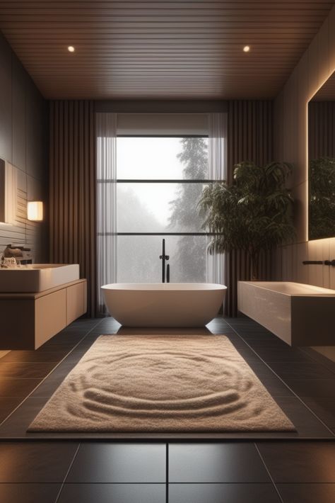 Heated Bathroom Floor Open Bathrooms, Open Bathroom Concept, Big Bathroom Design, Heated Bathroom Floor, Open Bathroom, Walking Closet, Parents Room, Big Bathroom, Bathroom Idea