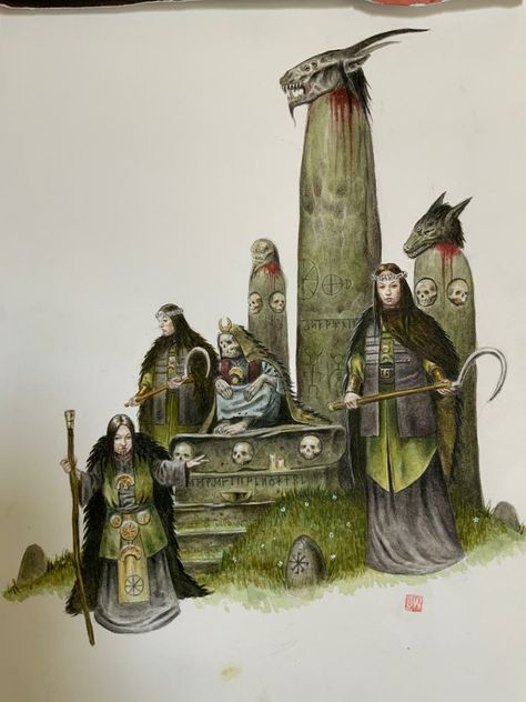 Standing Stones, 다크 판타지, Fantasy Setting, Fantasy Concept Art, Fantasy Aesthetic, Warhammer Fantasy, High Fantasy, Fantasy Rpg, Fantasy Inspiration