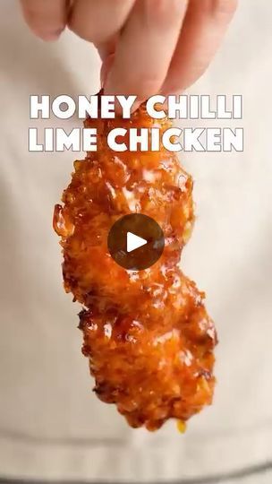 224K views · 7.5K reactions | Honey Chilli Lime Chicken | Crispy chilli lime chicken tender recipe, air-fried crispy chicken tenders glazed with sweet and sticky chilli lime sauce. 
Ingredients
Chicken tender... | By Khin's KitchenFacebook Chilli Lime Chicken, Batter For Chicken Tenders, Chicken Tender Recipe, Honey Fried Chicken, Egg Nutrition Facts, Honey Lime Chicken, Chicken Crispy, Crispy Chicken Tenders, Chicken Tender