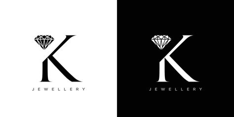 Diamond King logo design with initial K is modern and luxurious K Luxury Logo, King Logo Design, Letter K Logo Design, Restaurant Vibes, Jewel Logo, Initial K, K Logos, Small Business Organization, Logo Jewelry