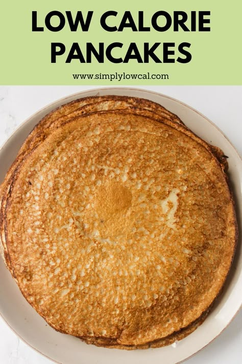 This Low Calorie Pancake Recipe is the perfect start to your day! These delicious pancakes will become your new favorite breakfast!