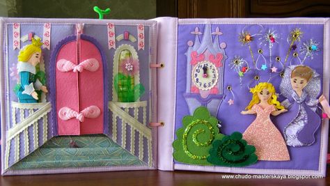 Princess Quiet Book, Felt House, Diy Quiet Books, Baby Quiet Book, Felt Books, Felt Quiet Books, Felt Book, Soft Book, Quiet Books