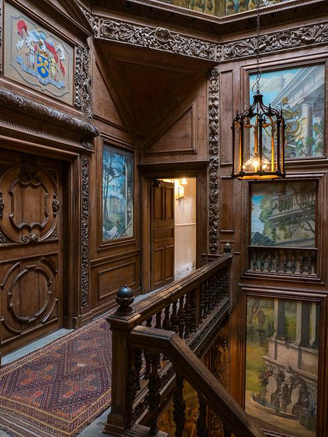 Houpton House, Queensferry, Scotland | 18th century Georgian… | Flickr Queensferry Scotland, Victorian Interior, Victorian Interiors, House Wood, Castles Interior, Old Mansions, Gothic House, Victorian Gothic, Staircases