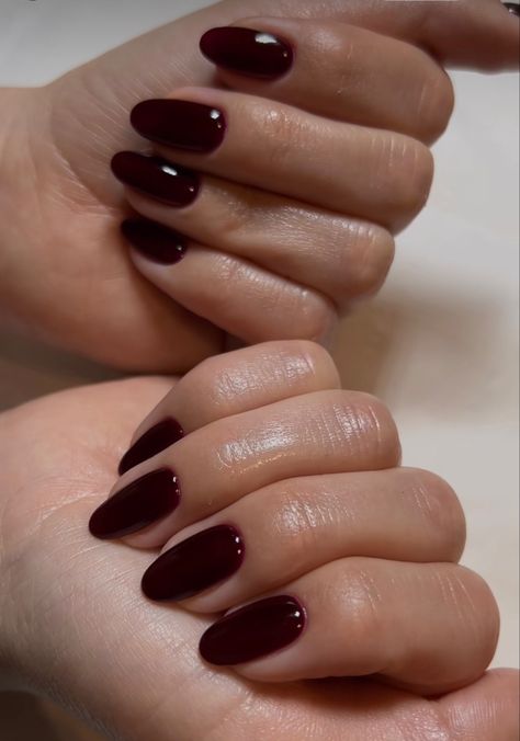 Bold Nail Designs, Fall Nude Nails, Red Summer Nails, Autumn Manicure, Summer Nails 2024, Kutek Disney, Wine Nails, Maroon Nails, Smink Inspiration