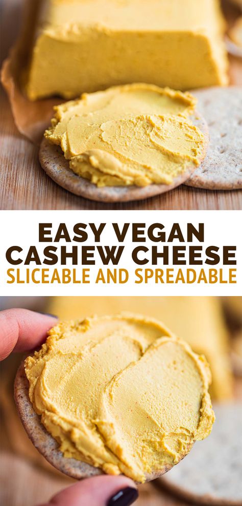 Cashew Cheese Recipe, Vegan Cashew Cheese, Cashew Recipes, Plant Based Cheese, Vegan Cheese Recipes, Cashew Cheese, Clam Recipes, Mood Food, Vegan Healthy