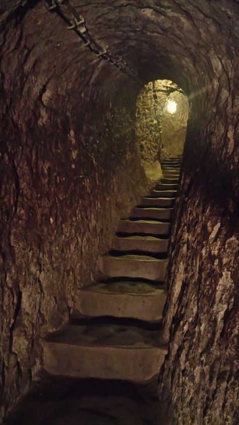 Secret Passageways, Haunted Castle, Underground Tunnels, Sacred Architecture, Strange Places, Stair Steps, Stairway To Heaven, Haunted Places, Digital Graphics