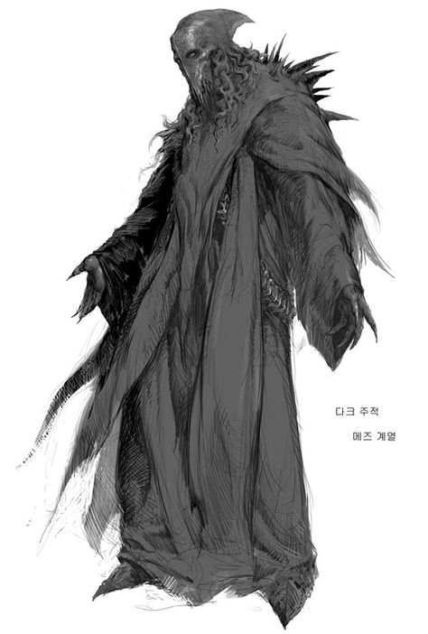 ArtStation - Concept Art, Myoung Hwan Kim Kraken Priest, Artist Comics, Artstation Concept Art, Comics Artist, 다크 판타지, Monster Concept Art, 2d Character, Concept Artist, Fantasy Monster