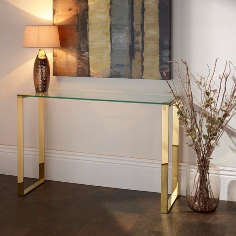 Steel Console Table, Gold Console Table, Table Hallway, Modern Contemporary Home, Console Table Hallway, Glass Console Table, Elegant Mirrors, Bathroom Top, Furniture Market