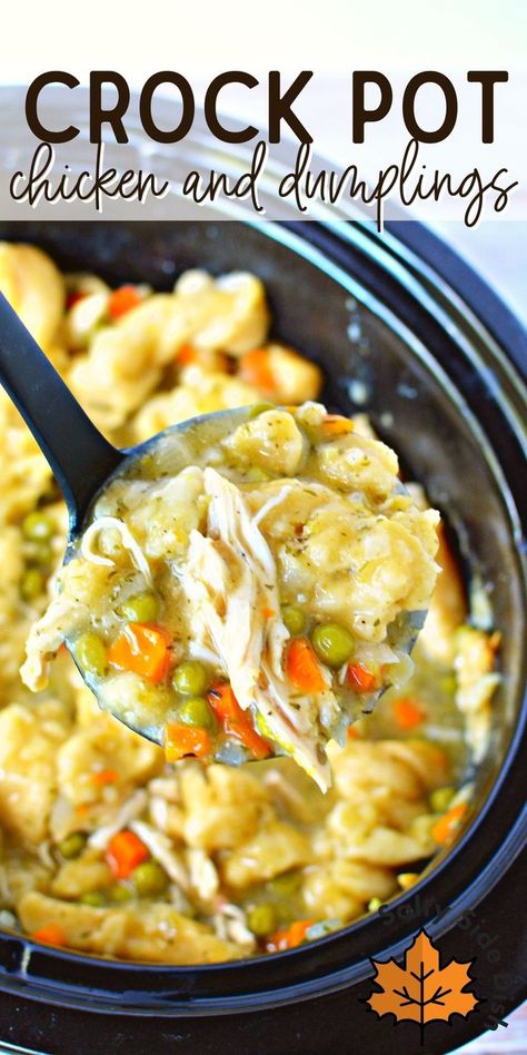 Easy Crockpot Chicken And Dumplings, Crock Pot Chicken And Dumplings, Easy Chicken And Dumplings, Crockpot Chicken And Dumplings, Winter Coming, Chicken Crockpot Recipes Easy, Easy Crockpot Dinners, Easy Crockpot Chicken, Seasoned Chicken