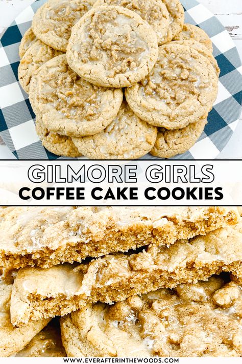 Gilmore Girls Cookie Recipe, Gilmore Girl Coffee Cake Cookies, Gilmore Girls Coffee Cake Cookies, Gilmore Girls Cookies, Gilmore Girls Recipes, Gilmore Girls Cake, Bored Baking, Girls Tv Show, Fall Yummies