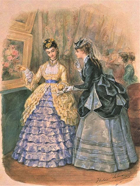 1869 Fashion, 1874 Fashion Plate, 1865 Fashion Plate, 1875 Fashion Plate, 1858 Fashion Plate, 1855 Fashion Plate, Victorian Fashion Women, Costume Design Sketch, Ancient Dress