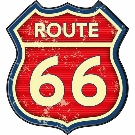 Route 66 Theme, Route 66 Sign, Styrofoam Art, Retro Stickers, Route 66 Road Trip, Stickers Vintage, Tumblr Stickers, Garage Art, Retro Logos