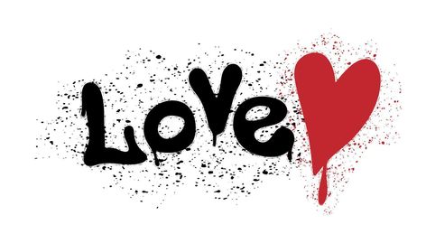 Graffiti love word with splash effects and drops in black on white Splash Effect, Love Word, Love Words, Vector Art, Graffiti, Vector Free, Royalty Free, Clip Art, White