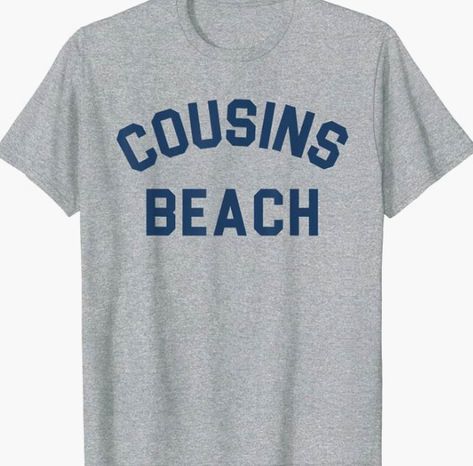 The Summer I Turned Pretty - Cousins Beach - Heather Gray T-Shirt #TSITP #cousinsbeach #amazonfashion #fashion #tshirt Cousins Beach, Hoodie Mask, Beach Tshirt, Beach Tee, The Summer I Turned Pretty, Beach T Shirts, Beach Shirt, Simple Trendy Outfits, Good Stretches