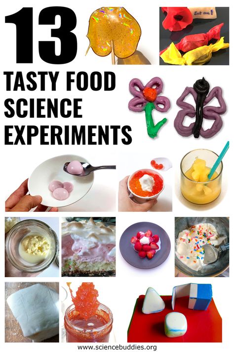 13 Tasty Food Science Experiments! | Science Buddies Blog Science Experiments With Food, Science Of Food, Science With Food, Science Desserts, Edible Science Experiments For Kids, Edible Science Experiments, Science Snack, Food Science Experiments, Homemade Slushies