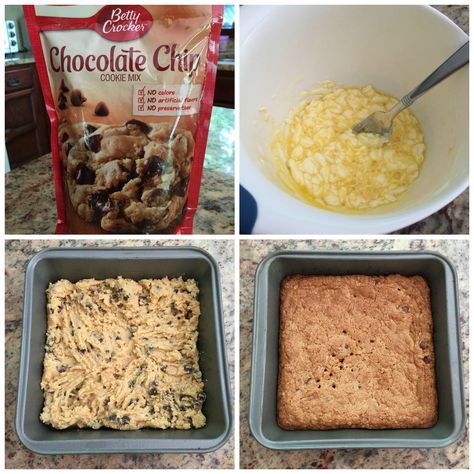 Easy 4 Step Cookie Bars Recipe - Ambassador Crochet Chocolate Chip Cookie Bars From Mix Betty Crocker, Cookie Mix Hacks Betty Crocker, Chocolate Chip Cookie Mix Hacks, Recipes Using Betty Crocker Cookie Mixes, Betty Crocker Chocolate Chip Cookie Mix Hacks, Betty Crocker Cookie Mix Bars, Sugar Cookie Bars From Mix Betty Crocker, Betty Crocker Cookie Mix Hacks, Cookie Mix Hacks