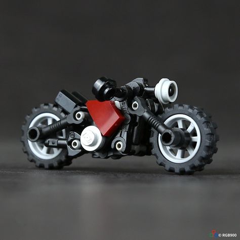 bobber moto moc | This time, a lot of mechanical lines have … | Flickr Lego Camping, Simple Lego Builds, Lego Moc Ideas, Lego Building Ideas, Lego Racers, Easy Lego Creations, Lego Decorations, Micro Lego, Lego Custom Minifigures