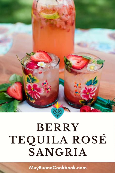 Tequila Sangria, Tequila Mojito, Rosé Sangria, Tequila Rose, Rose Sangria, Halloween Drinks Alcohol, Latino Food, Latino Culture, Authentic Mexican Recipes