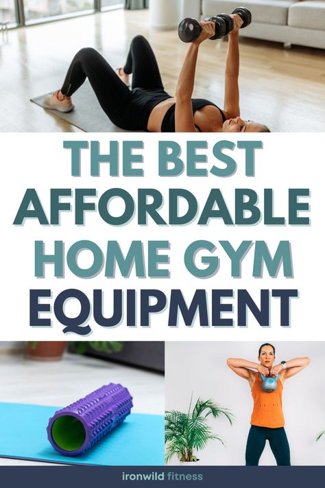 Creating a home gym on a budget? Curious about the must-have equipment? Here are the top three essentials that are perfect for small spaces! Best Home Gym Setup Basement, At Home Gym Essentials, Budget Home Gym, Best Home Gym Setup, Cheap Home Gym, Home Gym On A Budget, Building A Home Gym, Home Gym Essentials, Home Gym Setup