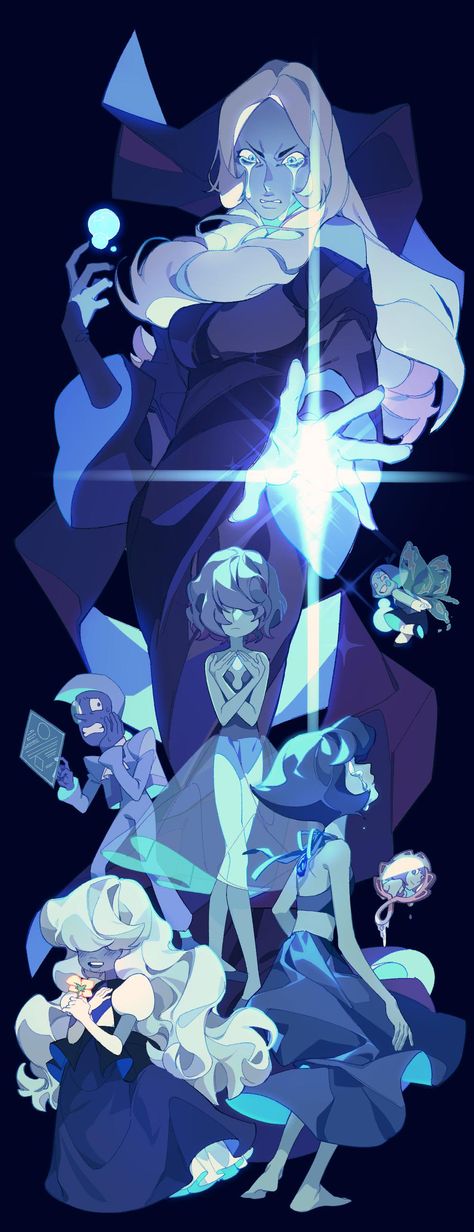 Blue Diamond Steven Universe, Adveture Time, Steven Universe Diamond, Steven Universe Oc, Steven Universe Wallpaper, Steven Universe Anime, Steven Universe Au, Bd Art, Steven Universe Drawing