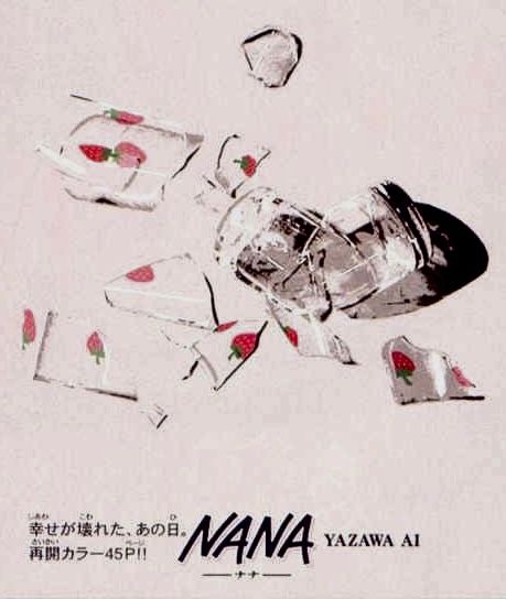 Blast Nana Poster, Nana Broken Strawberry Glasses, Nana Playlist Cover, Nana Poster Pink, Nana Room Aesthetic, Nana Astethic, Nana Manga Aesthetic, Nana Prints, Nana Glasses