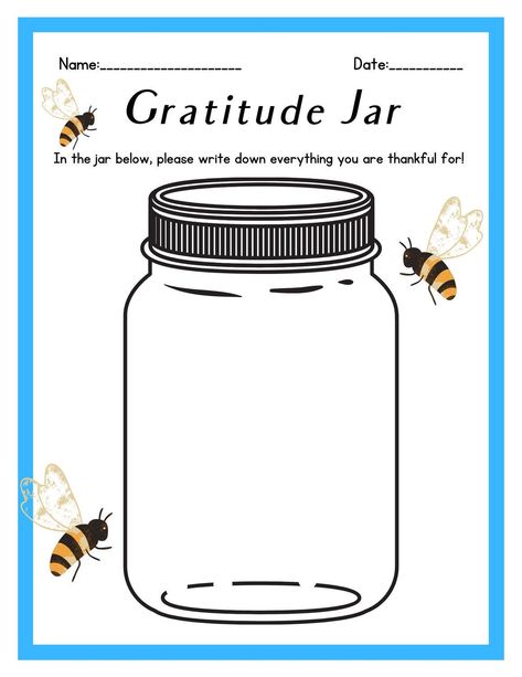 Great social emotional activity for all grade levels.  Students identify things they are grateful for. 3rd Grade Sel Activities, Self Care Classroom Activities, Happiness Activities For Students, Sel Worksheets For Kids, Sel Activities For Middle School, Sel Activities For Elementary School, Hope Activities, Social Thinking Activities, Child Therapy Activities