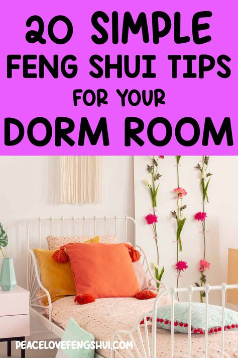 How to Feng Shui a Dorm Room for Success and Positive Energy Feng Shui Dorm Room, Dorm Room Tips, Feng Shui Candles, Feng Shui Your Desk, Feng Shui Bagua Map, Room Feng Shui, Bed Placement, Dorm Room Doors, Feng Shui Bagua