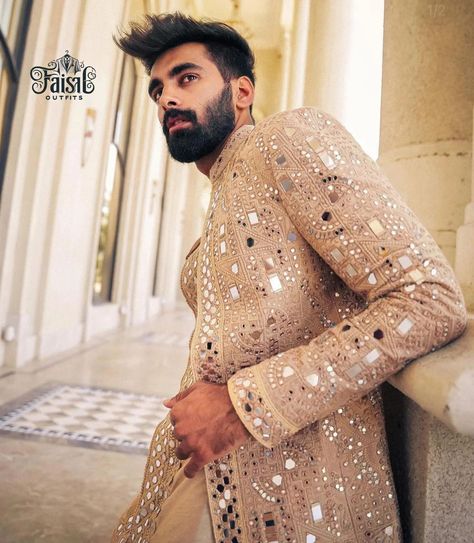 Wedding Special Trending Designer Luxury Mirror Work Embroidery Suit 🔥💥 👉 PLEASE FOLLOW @faisaloutfits FAISAL OUTFITS IS FEATURING PLATFORM FOR MEN'S FASHION | COUTURE | STYLE | LIFESTYLE ___________________________________________________ 👉 MADE TO MEASURE AVAILABLE 🔥 TAKE A SCREENSHOT AND SEND ME ON WHATSAPP FOR ORDER 👇👇👇 🌟 BOOK YOUR ORDER ON WHATSAPP 👉+91 9027731632 🌟 ALSO DM US TO ORDER ⬇️ 👉 @faisal_kurta_design44 ___________________________________________________ 🌟 GET YOUR DR... Indian Wedding Outfits Men, Wedding Outfits Men, Mirror Work Embroidery, Wedding Fits, Designer Mirror, Indian Men Fashion, Wedding Outfit Men, Wedding Sherwani, Womens Suits