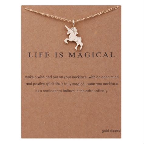 Fashion Jewelry Life Is Magical Unicorn Statement Necklace Women Earbuds Wallpaper, Unicorn Necklace Jewelry, Unicorn Jewelry, Diy Unicorn, Headphones Earbuds, Unicorn Pendant, Unicorn Necklace, Jewelry Swarovski, Family Necklace