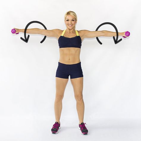 Bat Wing Exercises, Armpit Fat, Kettlebell Workouts, Lose Arm Fat, Arm Circles, Arm Exercises, Arm Workouts, Arm Fat, Health Exercise