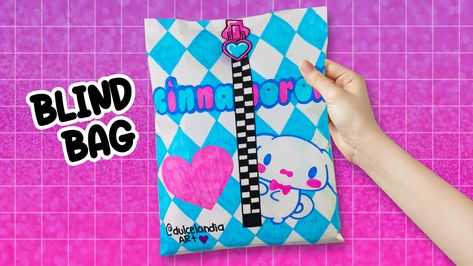 How To Make Blind Bag Paper Cinnamoroll theme 💙 DIY: Homemade paper blind bags Sanrio theme 🔷 Tutorial paper Cinnamoroll blind bags. ASMR / satisfying opening blind bag / Sanrio theme. tag: #robloxskincare #blindbags #cinnamoroll #tiktokcompilation #tiktok #tutorial #blindbag #asmr #paper #satisfying #blindbox #paperdiy #diy #craft #papercraft Cinnamoroll Theme, How To Make Blinds, Paper Blinds, Tiktok Tutorial, Homemade Paper, Hello Kitty Printables, Diy Blinds, Bling Bags, Easy Paper Crafts Diy