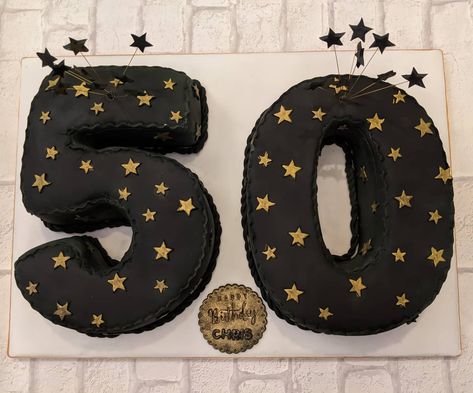 50th birthday cake 40th Number Cake For Men, Number 50 Cake For Men, Black And White Number Cake, 40 Number Cake For Men, 50 Number Cake For Men, Black And Gold Number Cake, 50th Birthday Cake For Men Dads, Number Cakes For Men, Number Birthday Cakes For Men