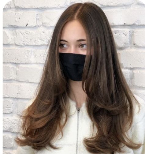 Brunette Hair Cuts Long Face Framing, Hair Trims For Medium Hair, Brunette Layers, Haircut Selfie, Photo Hijab, Haircuts For Medium Length Hair, Brown Hair Looks, Hair Inspiration Long, Straight Hair Cuts