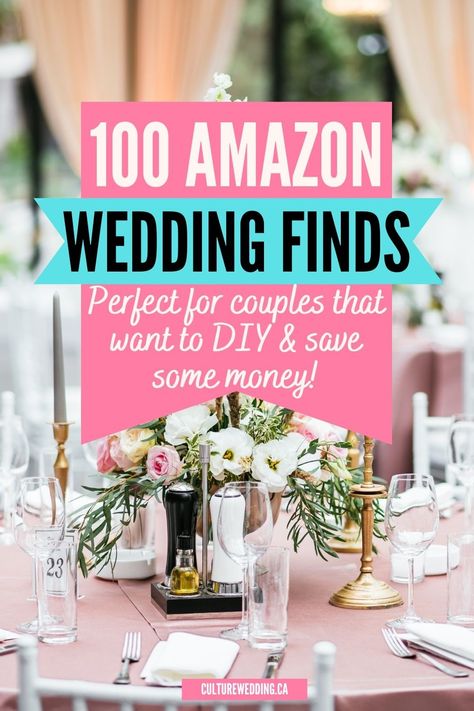 100 Amazon Wedding Must-Haves You Need To Buy Amazon Wedding Must Haves, Wedding Reception Must Haves, Amazon Wedding Decor, Wedding Must Haves, Bridal Emergency Kits, Pillar Candles Wedding, Classy Wedding Decor, Amazon Wedding, Free Wedding Planning Checklist