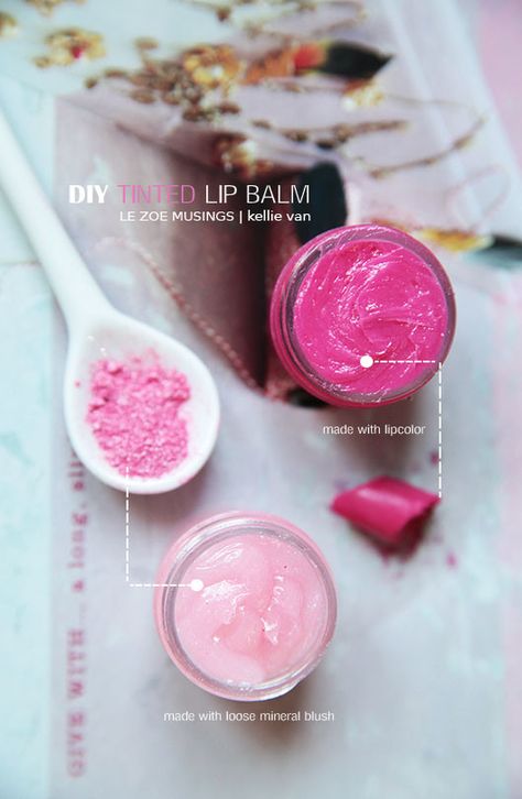 diy tinted lip balm Tinted Lip Balm Diy, Diy Tinted Lip Balm, Extra Makeup, Diy Makeup Recipe, Makeup Recipes, Lip Balm Recipes, Lip Care Routine, Pink Stuff, Diy Lip Balm